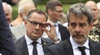 AfD-Bundessprecher Tino Chrupalla (l.) äußerte sich bei 