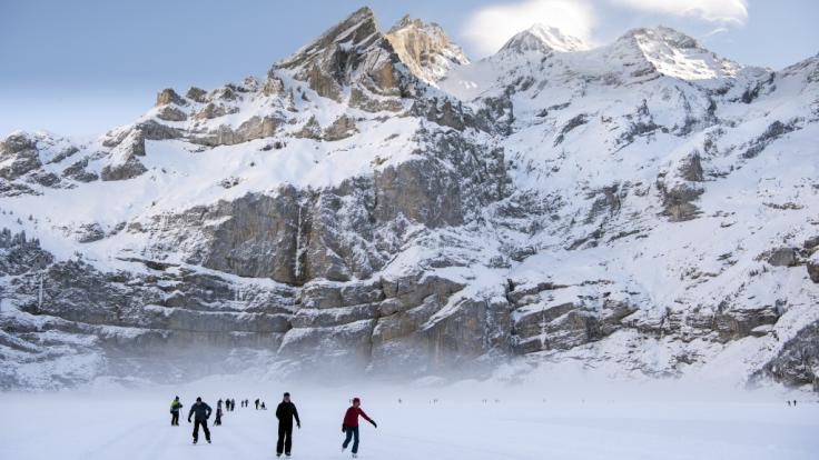 Nicht nur in den Schweizer Alpen wird es am ersten Januar-Wochenende winterliches Wetter mit Neuschnee geben.