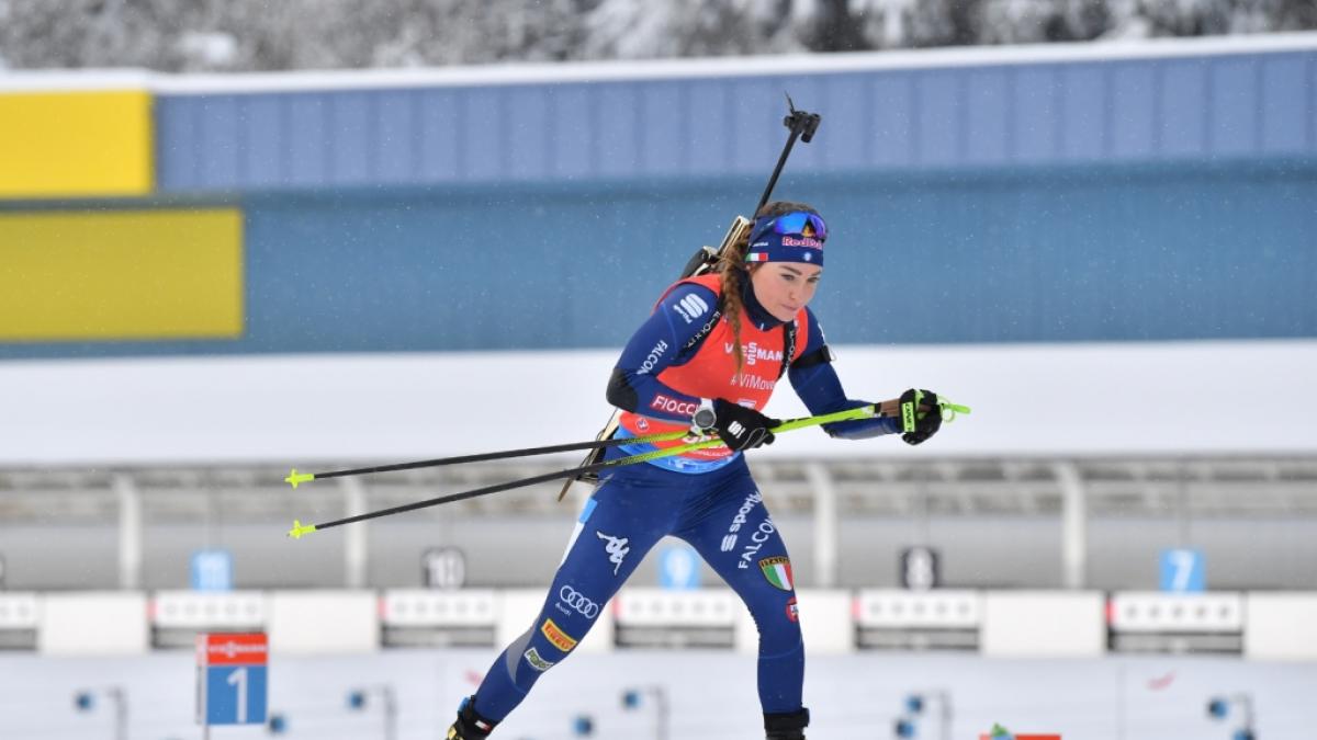 Die Ergebnisse des Biathlon Weltcups der Damen in Antholz (Im Bild: Dorothea Wierer beim Massenstart 12,5 km in Oberhof) (Foto)