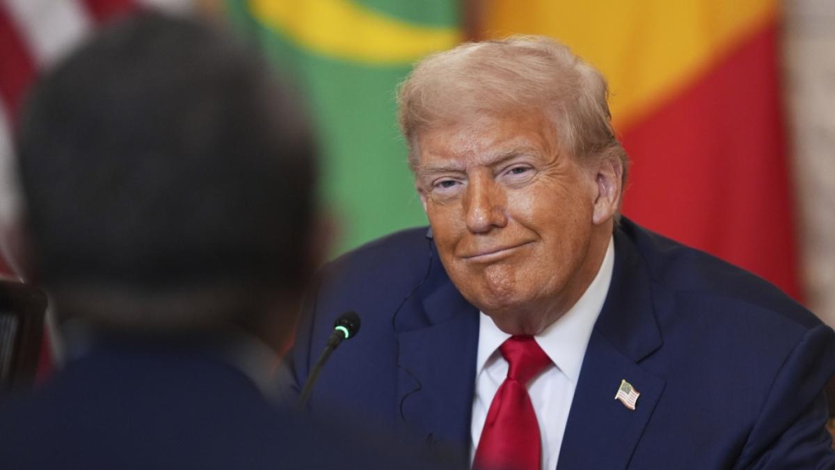 Donald Trump verk&uuml;ndet den n&auml;chsten Zoll-Hammer. (Foto)