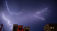 Heftige Gewitter zogen über Westdeutschland.