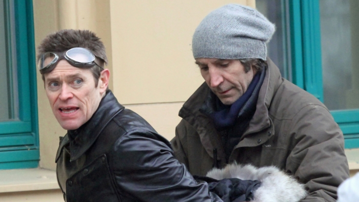 Willem Dafoe bei Dreharbeiten in Görlitz zu