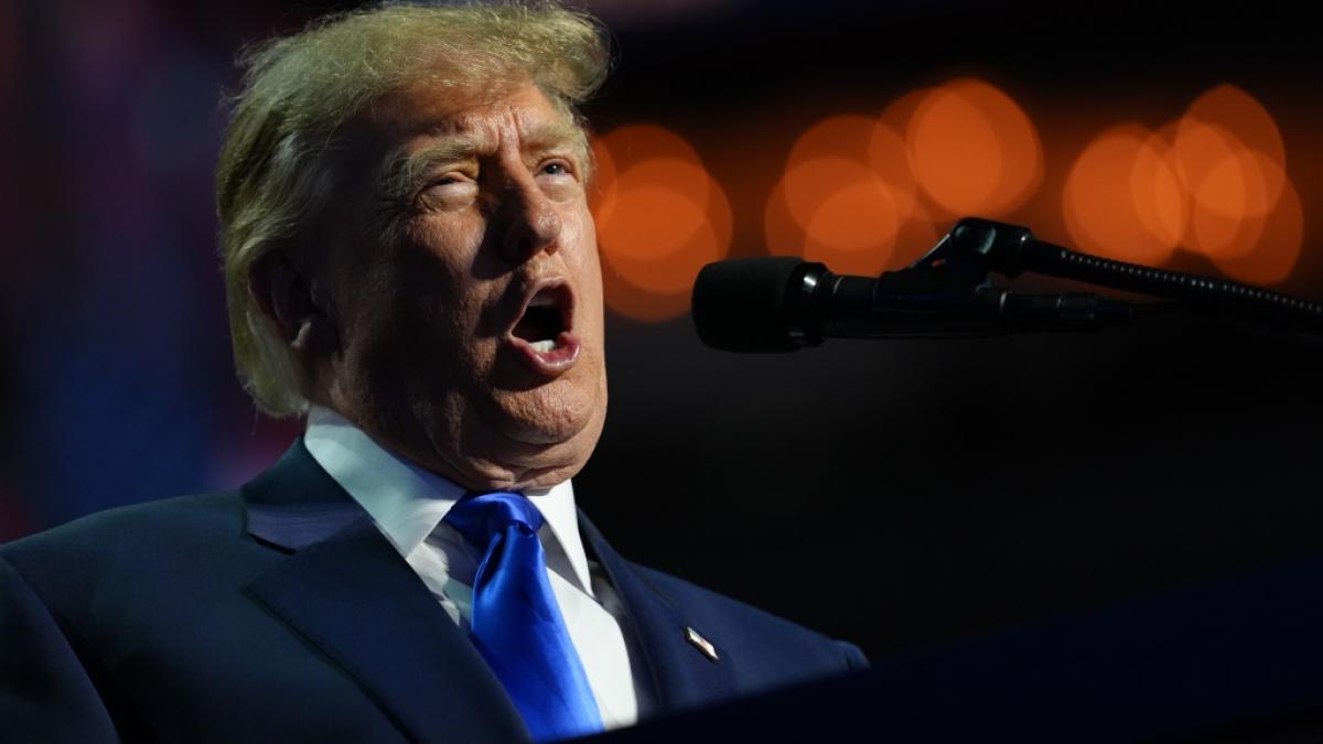 Donald Trumps Frisur ist immer wieder f&uuml;r eine Schlagzeile gut. (Foto)