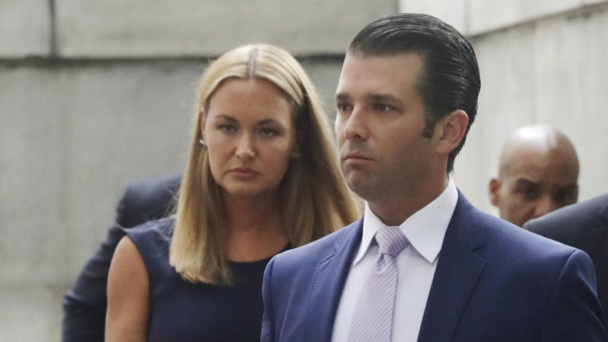 12 Jahre waren Vanessa Trump (rechts) und Donald Trump Jr. liiert. Im Jahr 2018 erfolgte schlie&szlig;lich die Scheidung. Sie haben f&uuml;nf gemeinsame Kinder. (Foto)