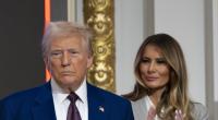 Donald Trump und Melania Trump präsentierten sich in New York als eine Einheit.