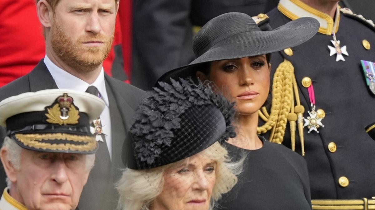 Nicht nur K&ouml;nig Charles und K&ouml;nigin Camilla, auch Prinz Harry und Meghan Markle fanden sich dieser Tage in den Royals-News wieder. (Foto)