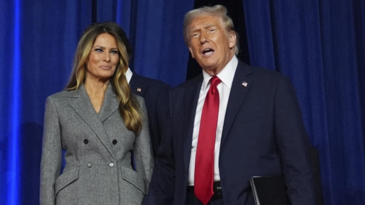 Auf einen Antrittsbesuch an der Seite ihres Mannes Donald verzichtet Melania Trump. (Foto)