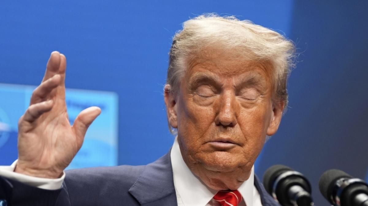 Donald Trump wird von seinen Anh&auml;ngern f&uuml;r seinen Nato-Erfolg gefeiert. (Foto)