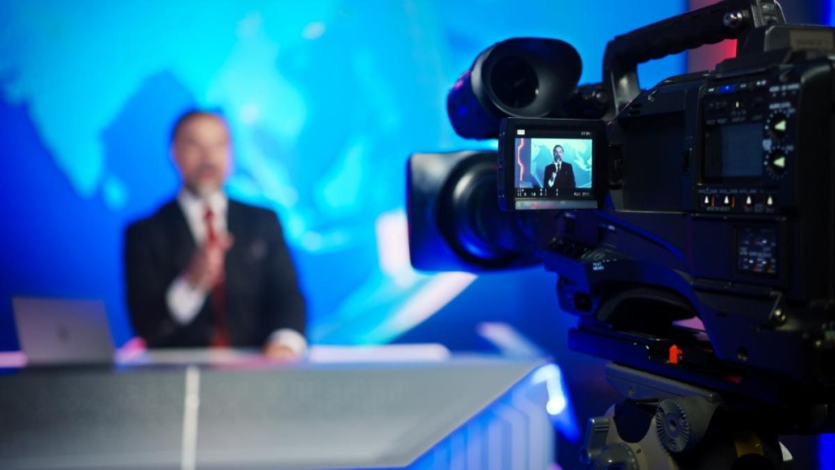 Der ukrainische TV-Moderator&nbsp;Fahruddin Sharafmal rief im Fernsehen zum Mord an Russen auf. (Symbolfoto) (Foto)