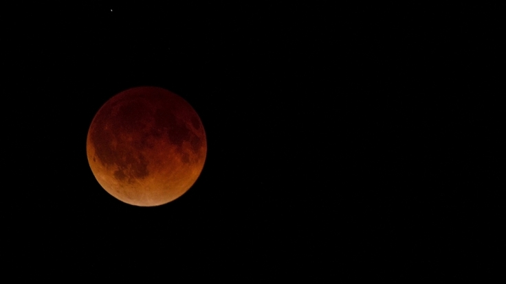 So beeindruckend war der Blutmond am 15. April in Wichita, Kansas, USA zu sehen.