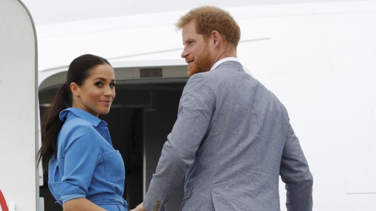 Meghan Markle und Prinz Harry flogen in einem 16 Millionen Euro teuren Jet in den Urlaub. (Symbolbild)