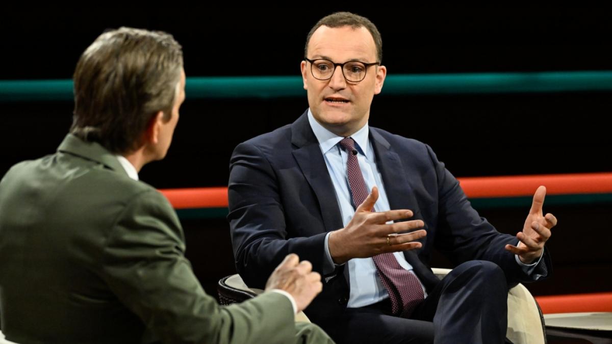 Jens Spahn diskutierte zu Gast bei "Markus Lanz" am Donnerstagabend, den 11.01.2024, &uuml;ber die Bauern-Proteste. (Foto)