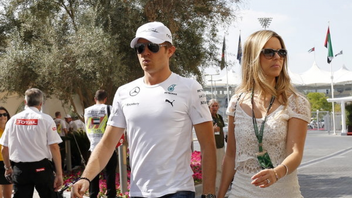 Nico Rosberg und seine Ehefrau Vivian Sibold. (Foto)