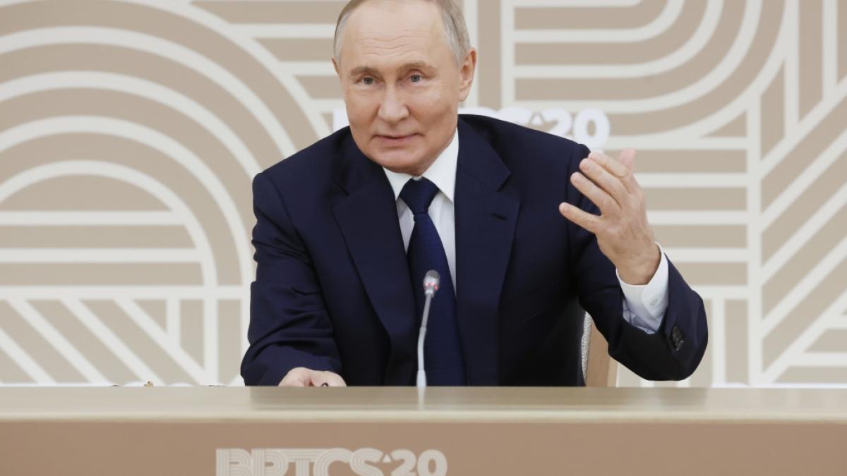 Gro&szlig;er Bahnhof bei Wladimir Putin: Der Kreml-Chef l&auml;dt vom 22. bis 24. Oktober in Kasan zum Brics-Gipfel. (Foto)