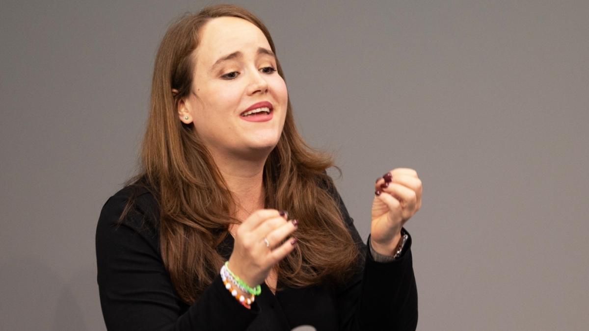 Bekannt f&uuml;r ihre spitze Zunge: Politikerin Ricarda Lang. (Foto)