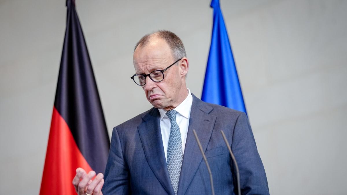 Friedrich Merz und seine Regierung erlebten eine historische Umfrage-Pleite. (Foto)