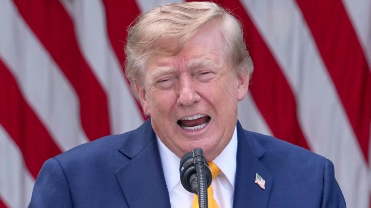 Donald Trump hat eine &uuml;berraschende Putin-Entwarnung gegeben. (Foto)