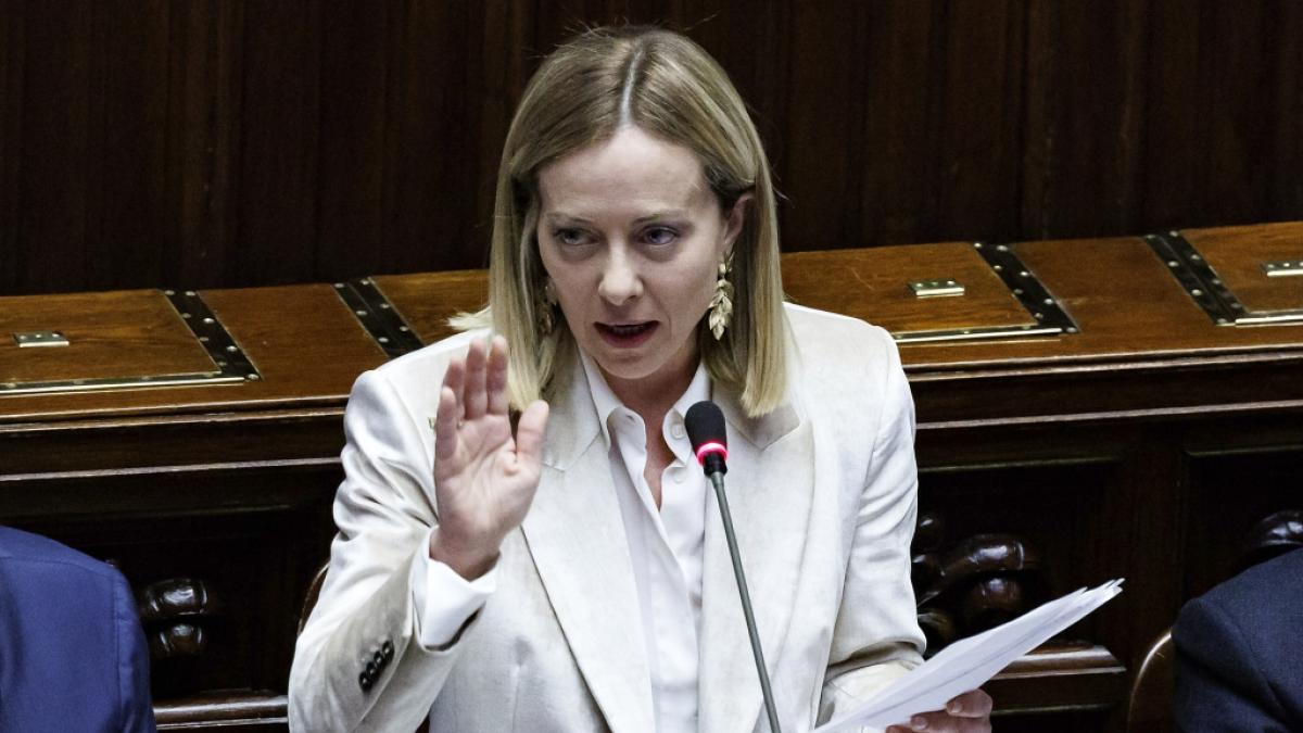 Die italienische Ministerpr&auml;sidentin Giorgia Meloni fordert Sicherheitsgarantien f&uuml;r die Ukraine. (Foto)