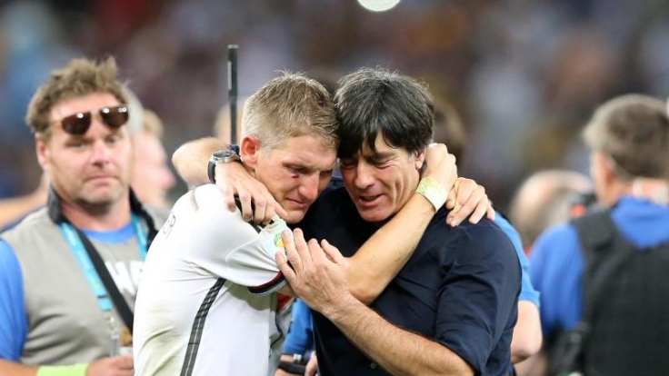 Perfektes Personalmanagement: Jogi Löw und Bastian Schweinsteiger.