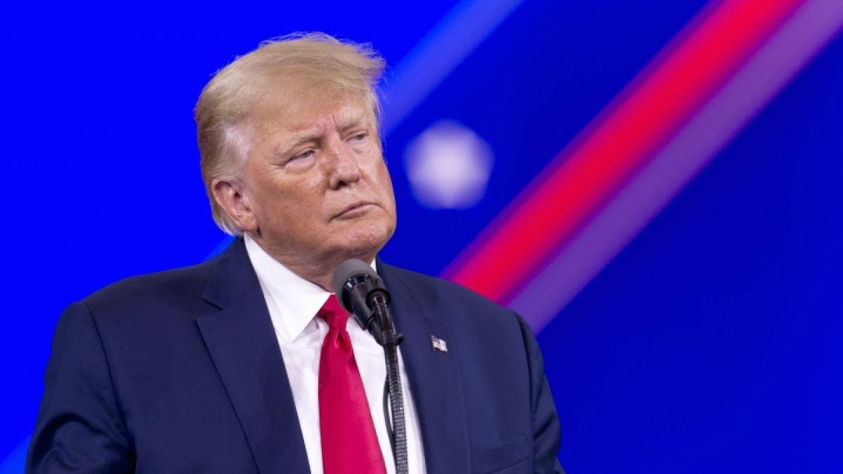 Donald Trumps Flugzeug musste notlanden. (Foto)