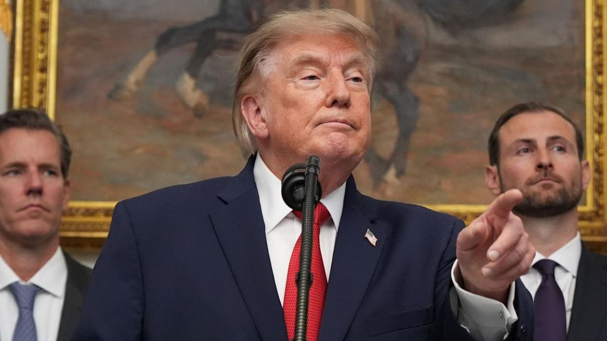 Donald Trump sorgt mit seiner neuesten Iran-Drohung f&uuml;r Wirbel. (Foto)