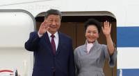 Xi Jinping und seine Frau Peng Liyuan bei der Ankunft in den USA.
