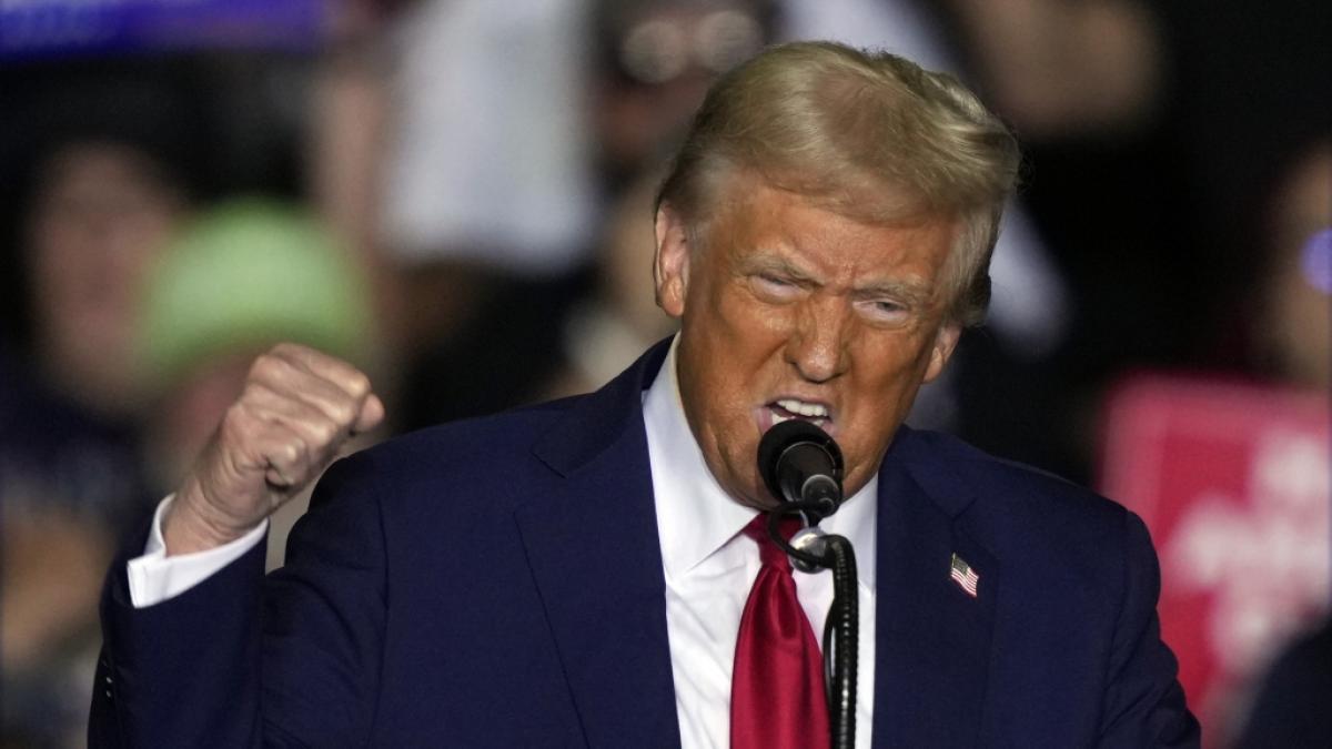 Donald Trump flippte vor aller Augen aus. (Foto)