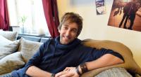 Torge Oelrich alias Freshtorge in seiner Wohnung in Wesselburen (2015).