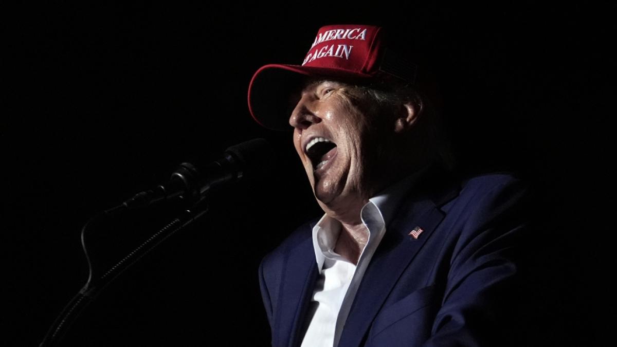 Donald Trump machte sich &uuml;ber die j&uuml;ngsten Versprecher von US-Pr&auml;sident Joe Biden lustig. (Foto)