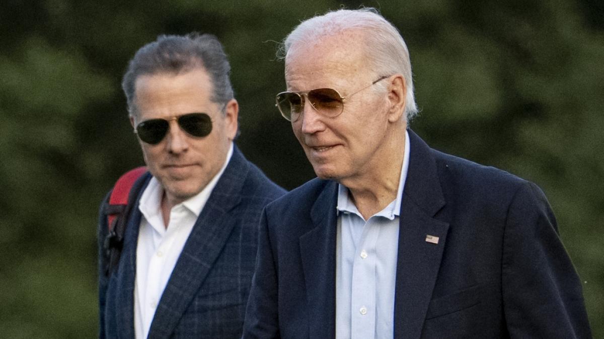 US-Pr&auml;sident Joe Biden (r.) mit seinem Sohn Hunter Biden (l.). (Foto)