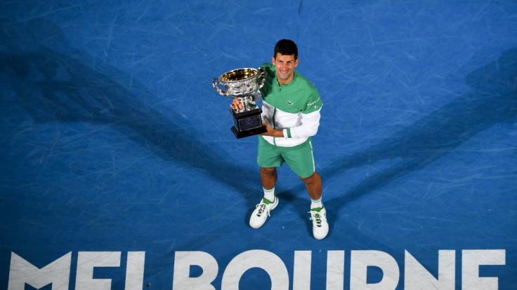 Novak Djokovic gewann die Australian Open im letzten Jahr. (Foto)