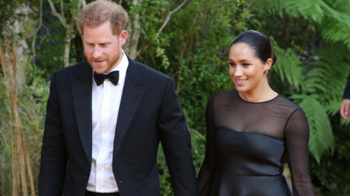 Meghan Markle und Prinz Harry besuchten im Juli 2019 die Europa-Premiere von "Der K&ouml;nig der L&ouml;wen" in London. (Foto)