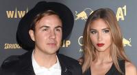 Ann-Kathrin Brömmel mit ihrem Verlobten Mario Götze.