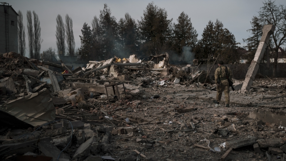 Putins-Truppen haben den Milit&auml;rst&uuml;tzpunkt in Jaworiw, in der N&auml;he der polnischen Grenze bombardiert. (Symbolfoto) (Foto)