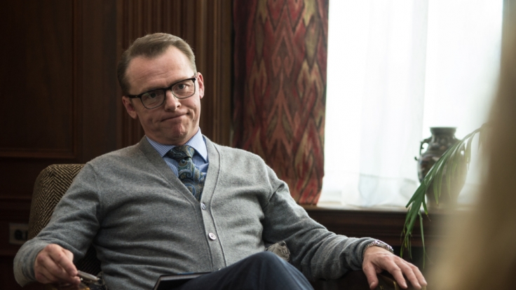Psychiater Hector (Simon Pegg) ist reif für einen Tapetenwechsel.