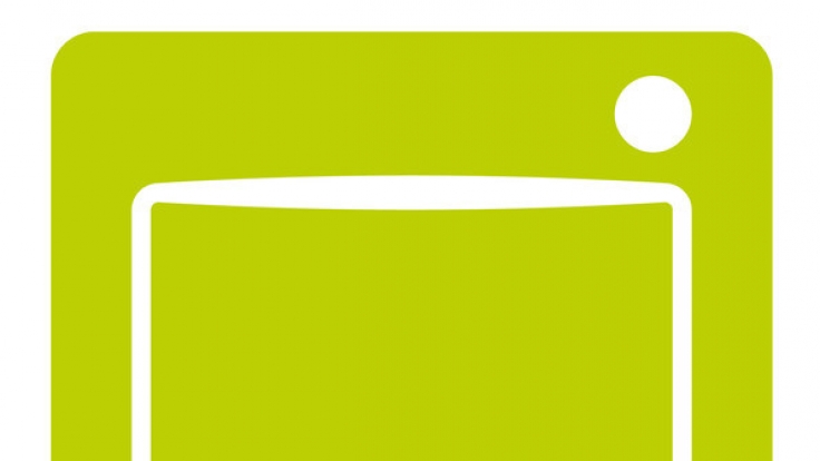 Das grüne DVB-T2-Logo kennzeichnet Geräte, die für den Empfang geeignet sind.
