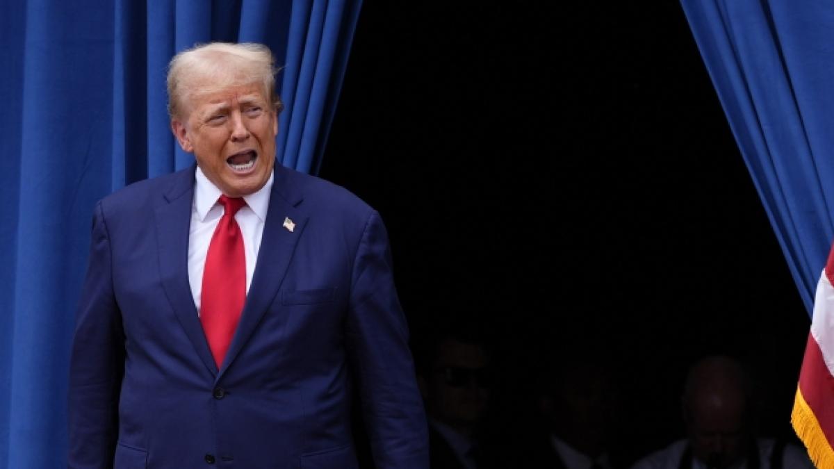 Bei einer Wahlkampf-Veranstaltung von Donald Trump kam es zu einem medizinischen Notfall. (Foto)