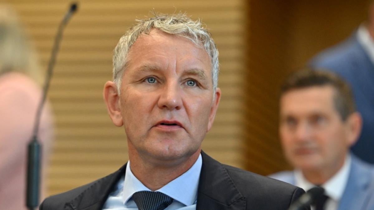 Th&uuml;ringens AfD-Vorsitzender Bj&ouml;rn H&ouml;cke erlebt einen neuen Umfrage-Rekord. (Foto)