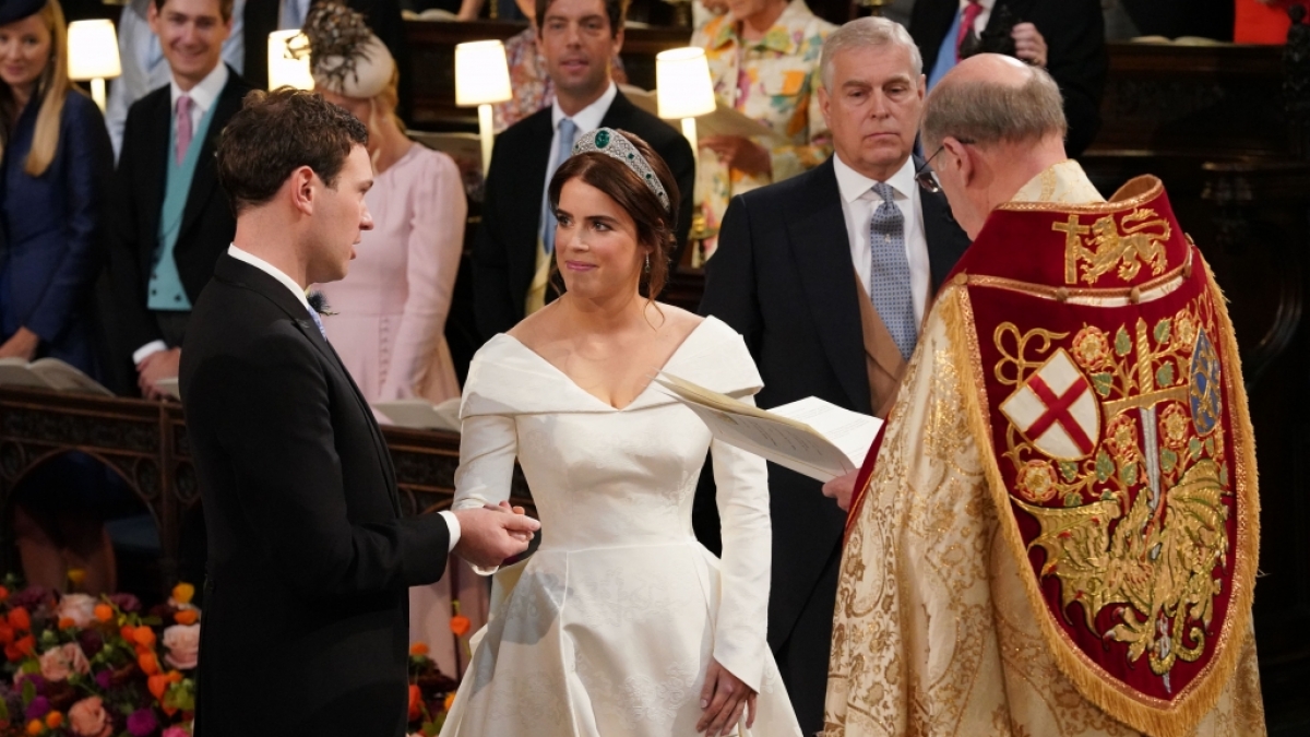 Prinzessin Eugenie von York und Jack Brooksbank geben sich das Ja-Wort. (Foto)