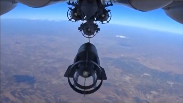 Russischer Luftschlag in Syrien.