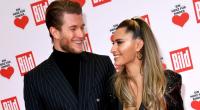 Strahlen glücklich nebeneinander: Loris Karius und Sophia Thomalla.