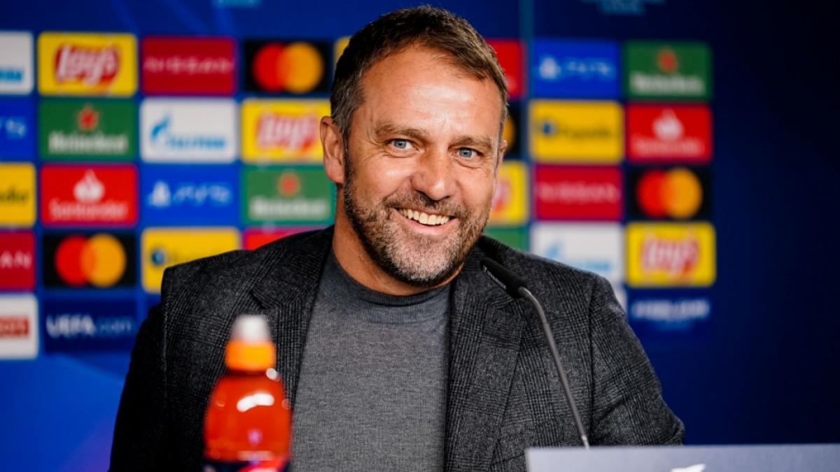 Am 10. August beantwortet der neue Bundestrainer der DFB-Elf Hansi Flick Fragen auf einer Pressekonferenz. (Foto)