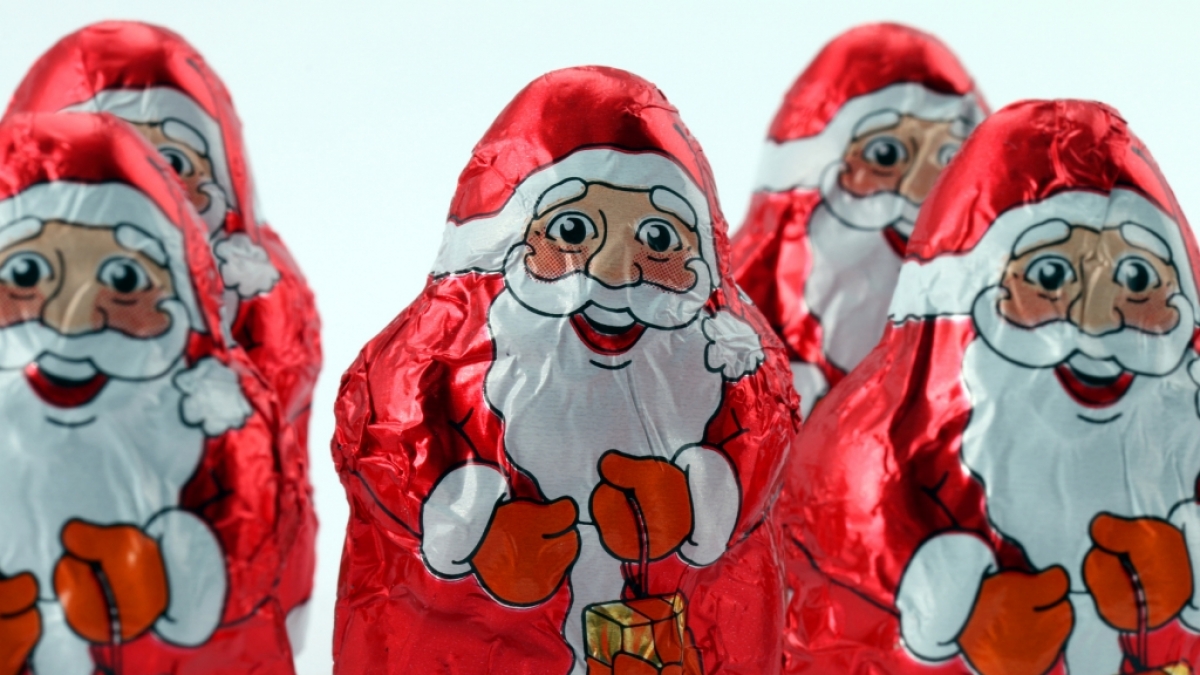 Der Schokoweihnachtsmann hat noch lange nicht ausgedient. (Foto)