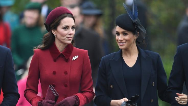 Gute Miene zum bösen Spiel: Kate Middleton und Meghan Markle wurden nie beste Freundinnen.