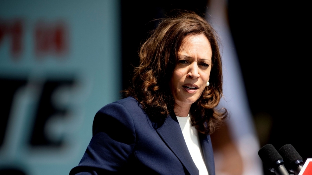 Kamala Harris wird immer h&auml;ufiger verbal angegriffen. (Foto)
