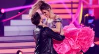 Schauspielerin Sarah Mangione und Profitänzer Vadim Garbuzov legen bei 