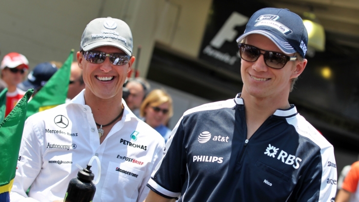 Schumi und Hülkenberg.