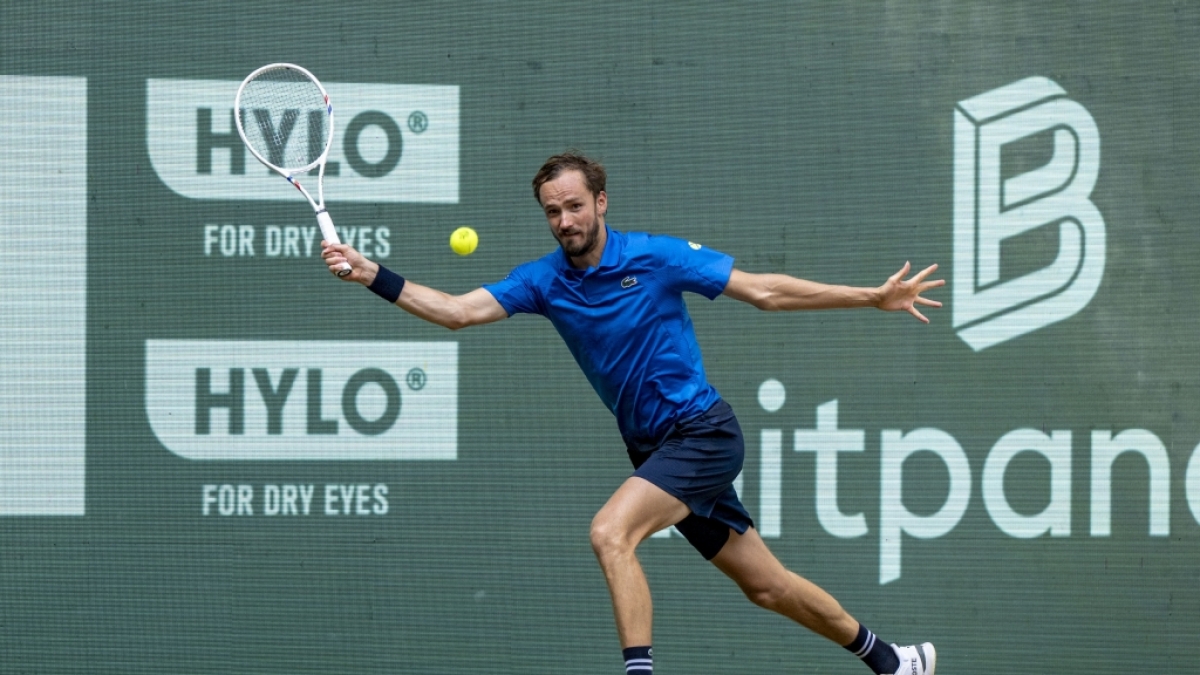 Daniil Medvedev in Aktion, am 22.06.2025. (Symbolbild) (Foto)