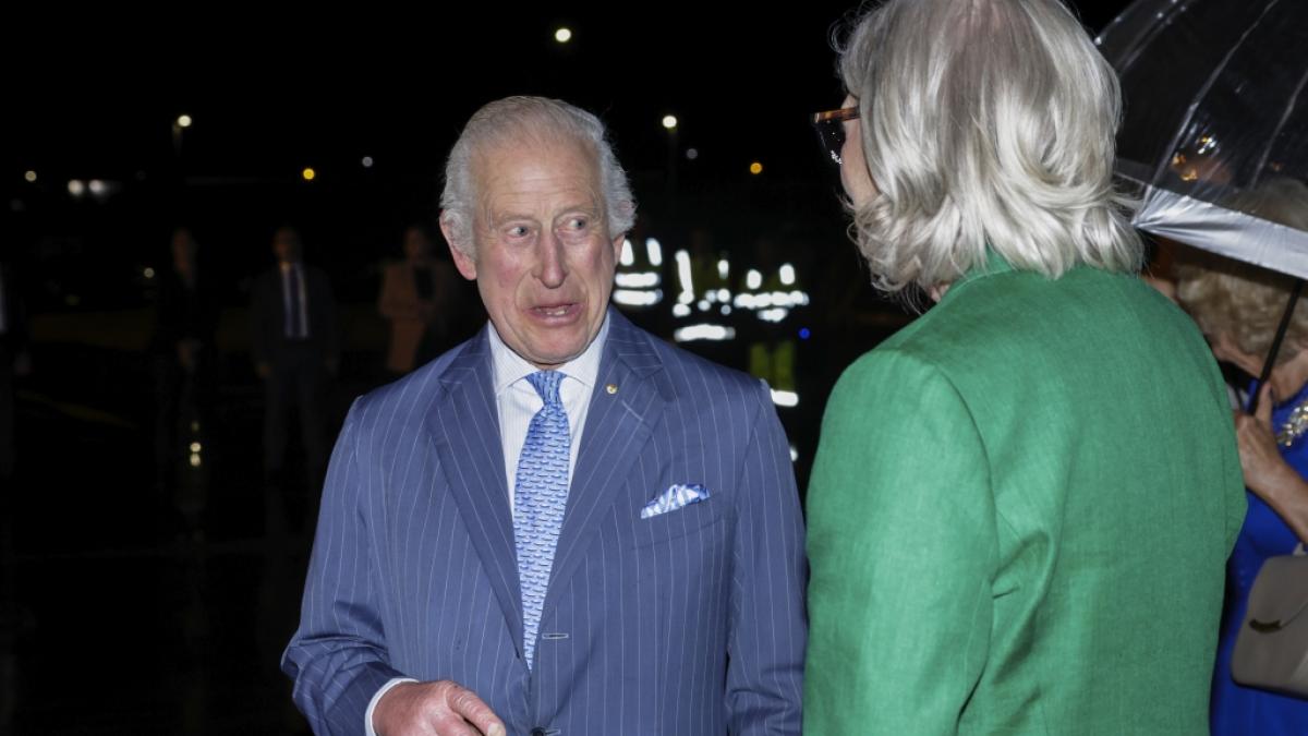 K&ouml;nig Charles III. und K&ouml;nigin Camilla sind in Australien gelandet - hier wartet schon der vermeintliche "geheime Sohn" des K&ouml;nigspaares, Simon Charles Dorante-Day, ungeduldig auf die Royals. (Foto)