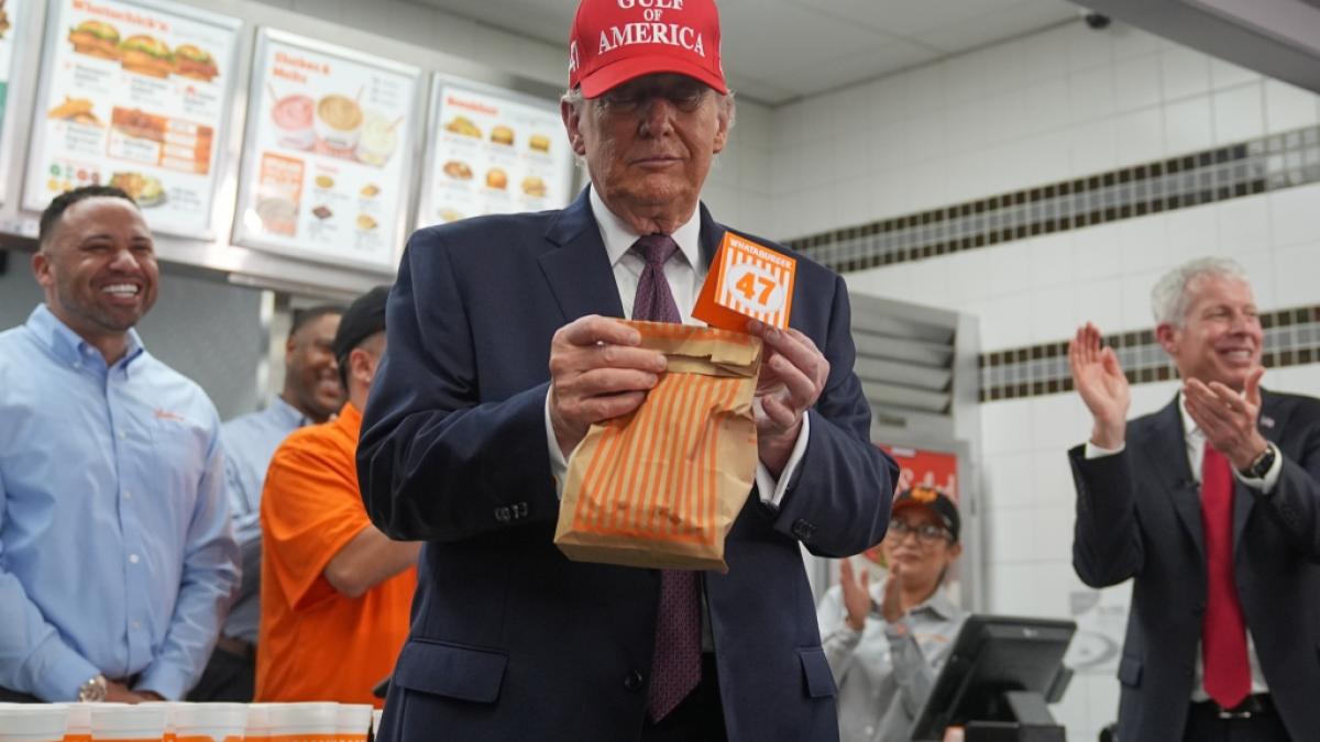 Donald Trump gibt Fast Food aus einem bestimmten Grund den Vorzug, wie US-Gesundheitsminister Kennedy verriet. (Foto)